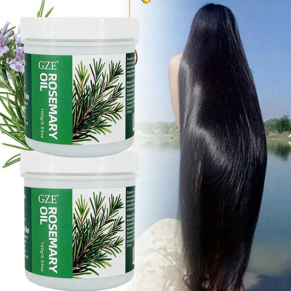 [Long Lasting] GZE Rosemary Oil | 2 Pack | Long Lasting, Lightweight, Moisturizing | for Normal Hair and Scalp