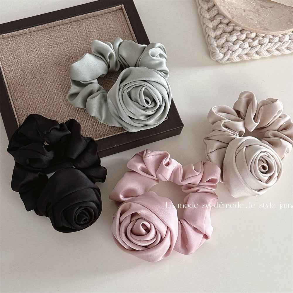 Vintage Satin Headband for Women – Elegant Hair Ring, Soft Non-Slip Hair Accessory
