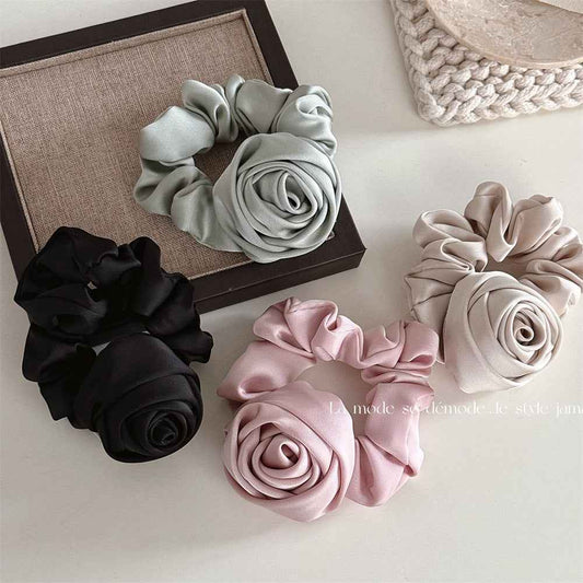 Vintage Satin Headband for Women – Elegant Hair Ring, Soft Non-Slip Hair Accessory