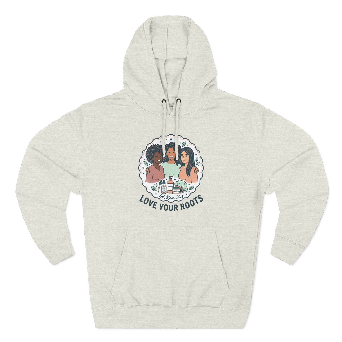 Love Your Roots Hoodie — Women's Multicultural Pride Graphic Pullover