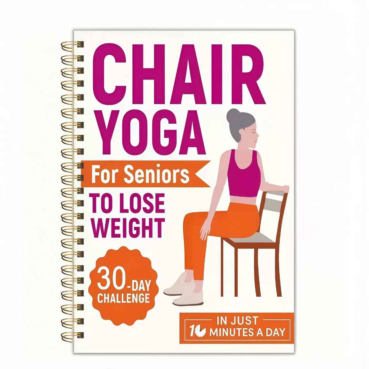 Yoga Training Guide Planner Notebook Coil-Bound Journal