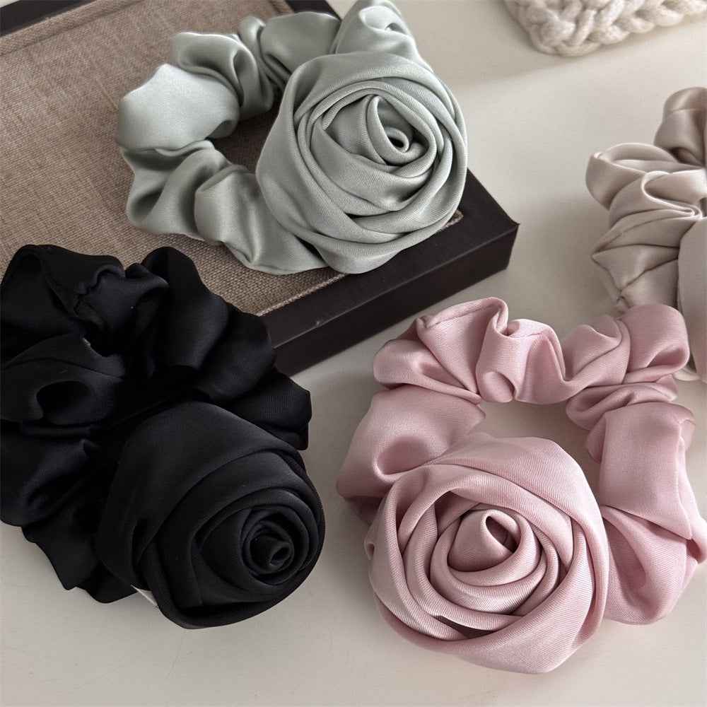 Vintage Satin Headband for Women – Elegant Hair Ring, Soft Non-Slip Hair Accessory