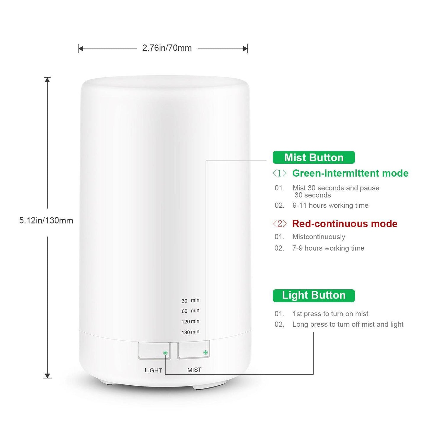 Essential Oil Diffuser Aromatherapy Machine - NamafadStore
