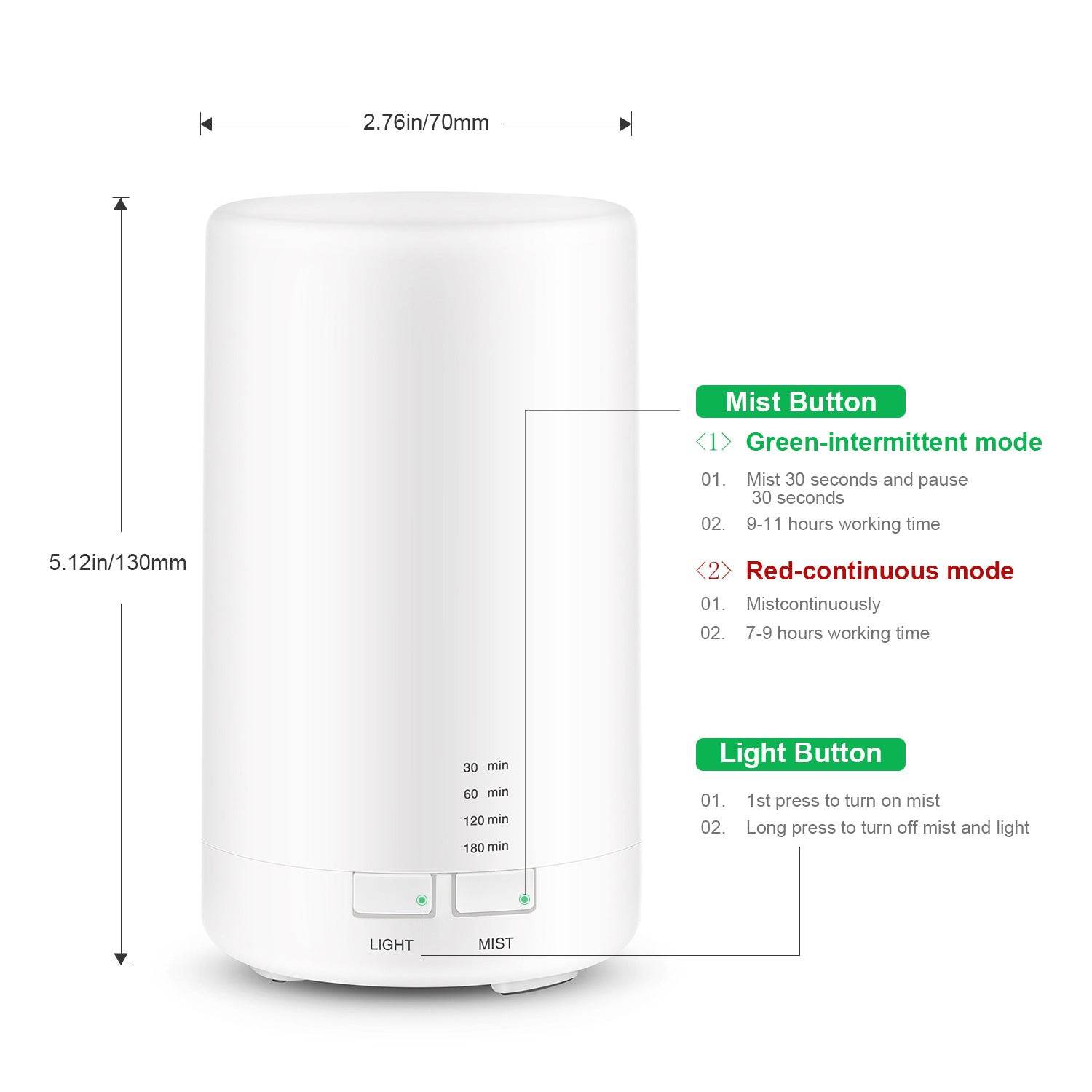 Essential Oil Diffuser Aromatherapy Machine - NamafadStore