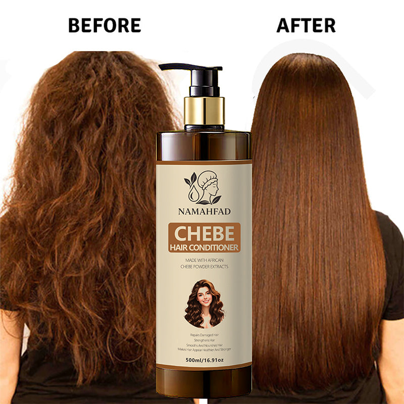 Namahfad Chebe Shampoo & Conditioner Set – Strengthening, Anti‑Breakage & Moisturizing | African Chebe Powder Extracts | Hair Growth & Length Retention