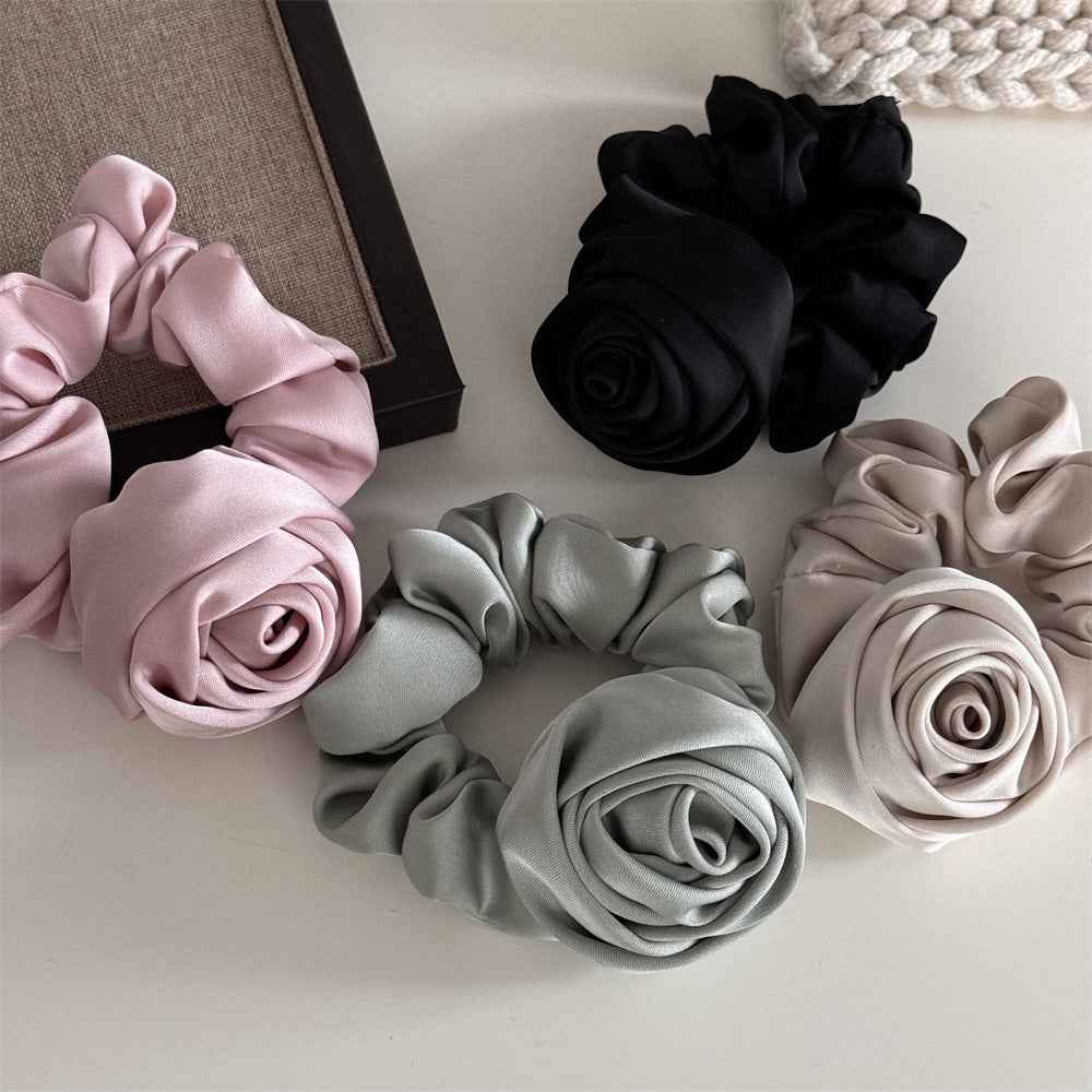 Vintage Satin Headband for Women – Elegant Hair Ring, Soft Non-Slip Hair Accessory