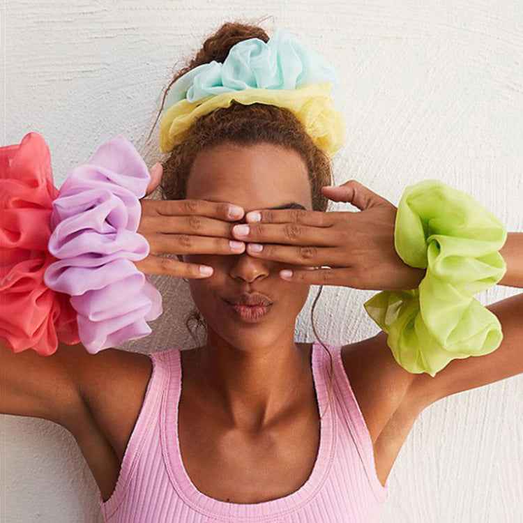 Oversized Satin Headband for Women – Smooth French Style Elegant Hair Band