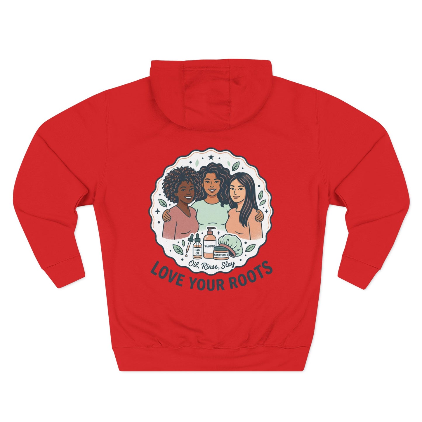 Love Your Roots Hoodie — Women's Multicultural Pride Graphic Pullover