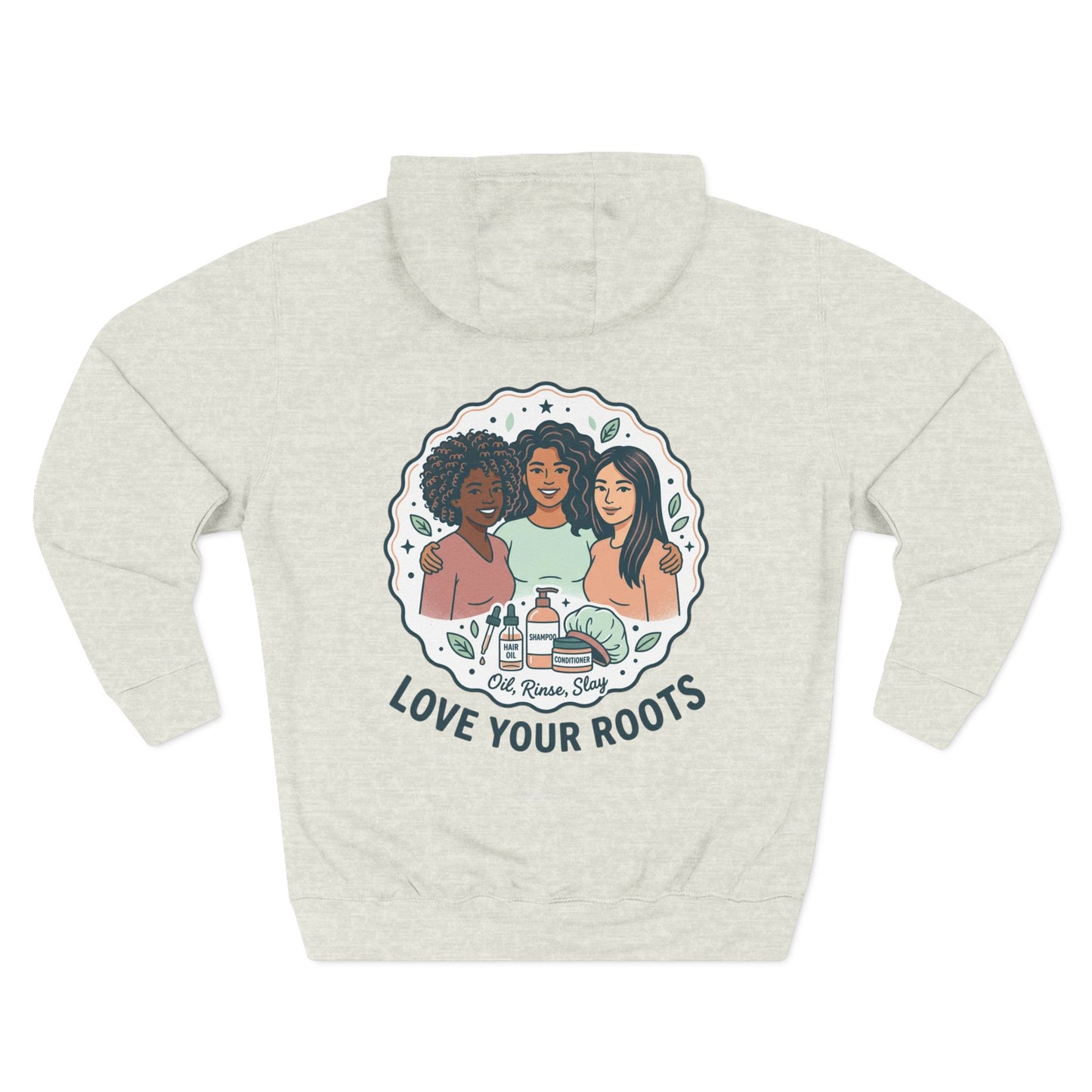 Love Your Roots Hoodie — Women's Multicultural Pride Graphic Pullover