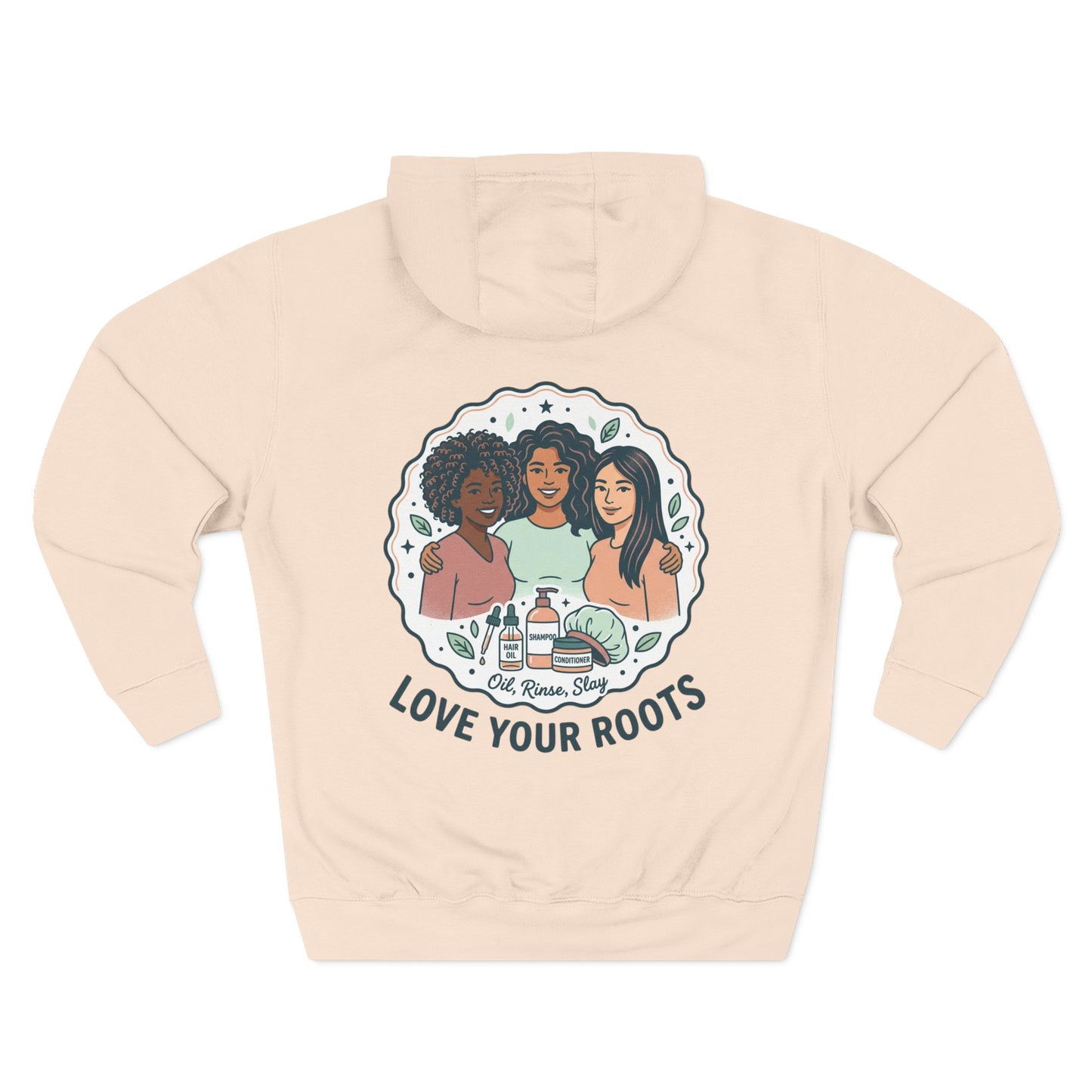 Love Your Roots Hoodie — Women's Multicultural Pride Graphic Pullover