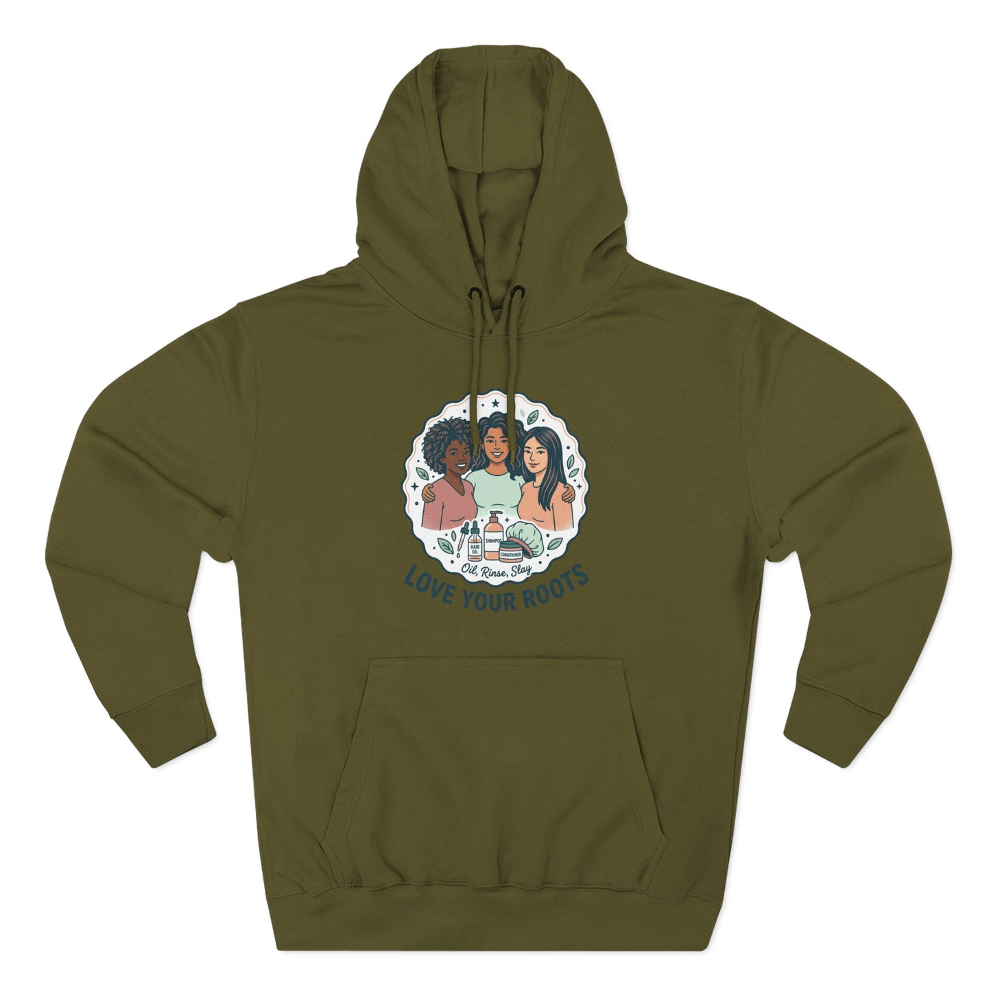 Love Your Roots Hoodie — Women's Multicultural Pride Graphic Pullover