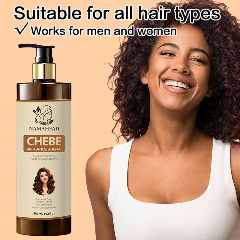 Namahfad Chebe Shampoo & Conditioner Set – Strengthening, Anti‑Breakage & Moisturizing | African Chebe Powder Extracts | Hair Growth & Length Retention