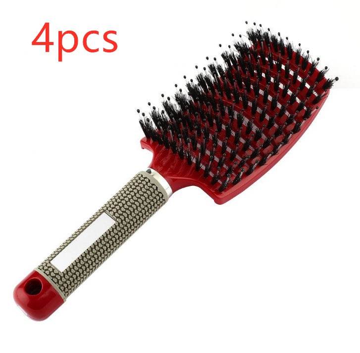 Hairbrush Anti Klit Haarborstel Vrouwen Detangler Hair Brush Nylon Scalp Massage Teaser Kam - NamafadStore