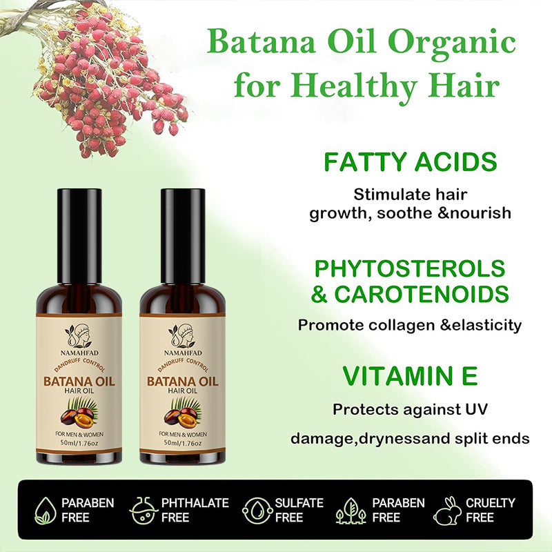 Namahfad Batana Hair Mask & Hair Oil Set – Deep Hydration, Thickening & Breakage Repair | Pure Batana Oil