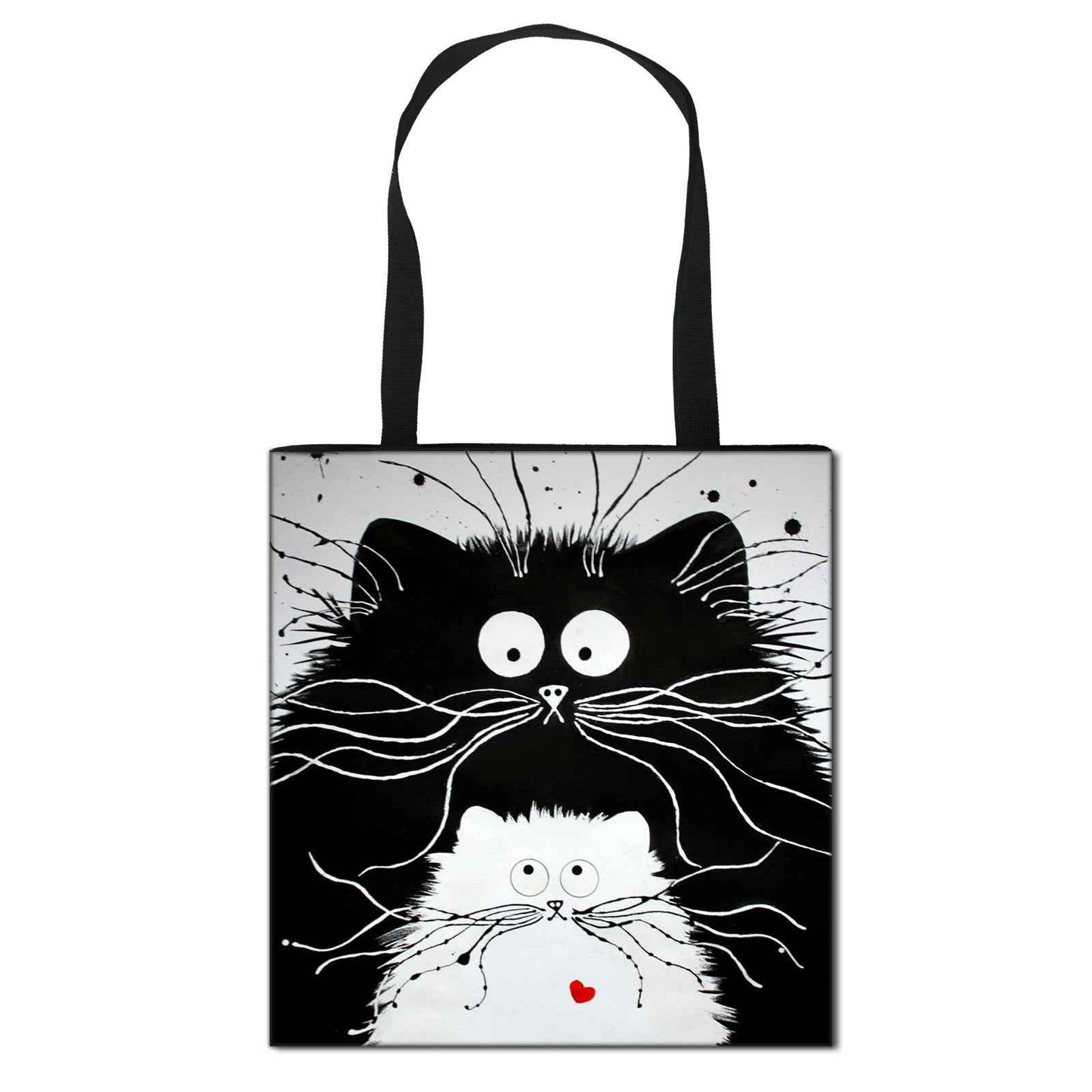 Foldable Cartoon Print Student Bag Tote Bag