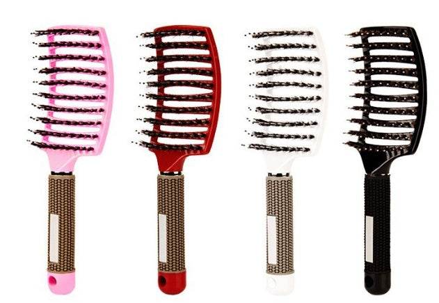Hairbrush Anti Klit Haarborstel Vrouwen Detangler Hair Brush Nylon Scalp Massage Teaser Kam - NamafadStore