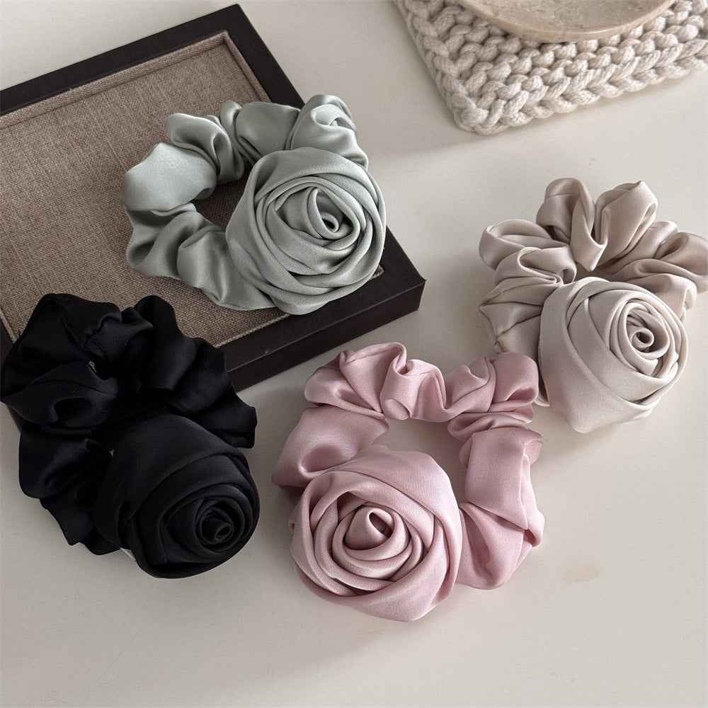 Vintage Satin Headband for Women – Elegant Hair Ring, Soft Non-Slip Hair Accessory