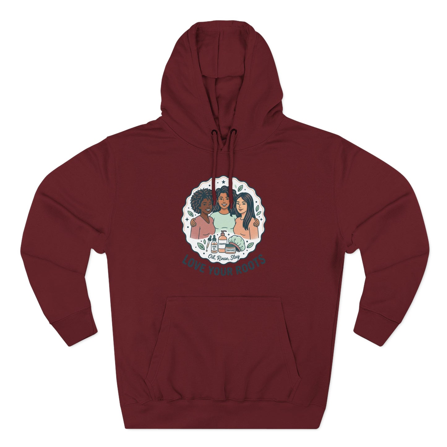 Love Your Roots Hoodie — Women's Multicultural Pride Graphic Pullover