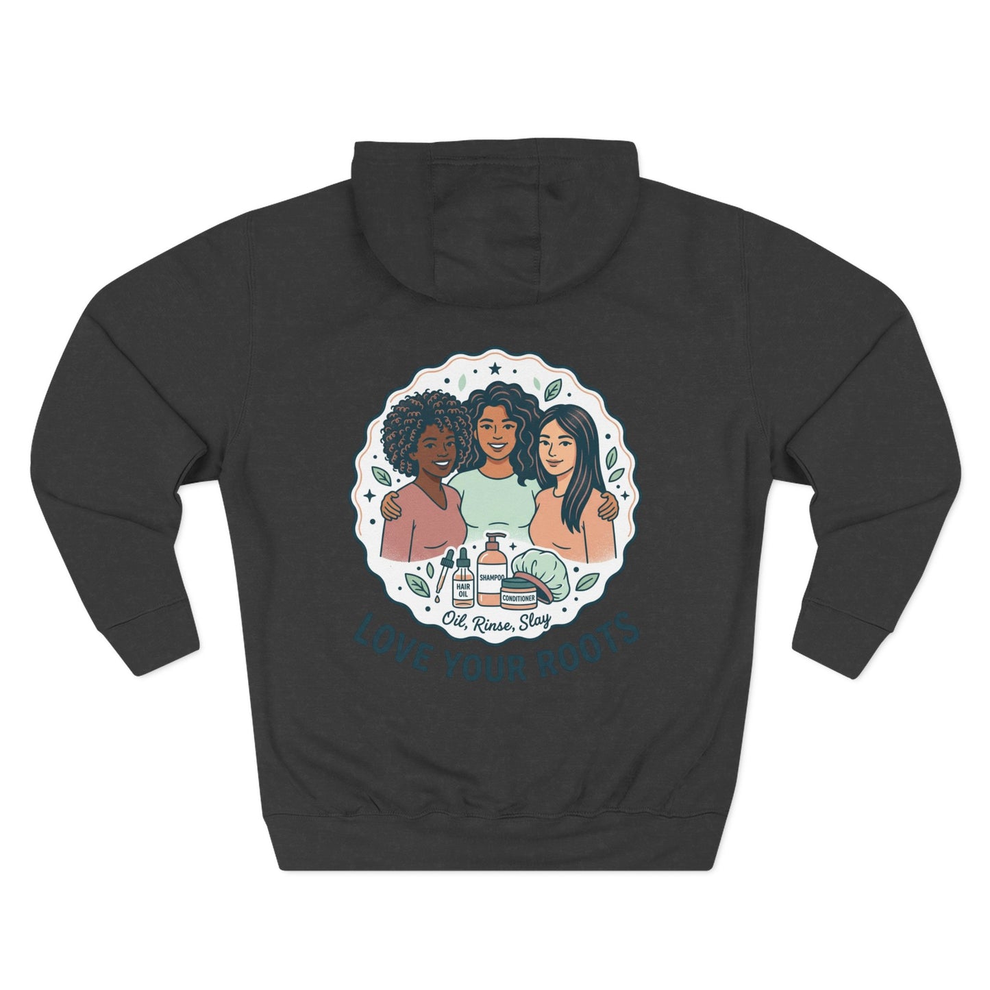 Love Your Roots Hoodie — Women's Multicultural Pride Graphic Pullover