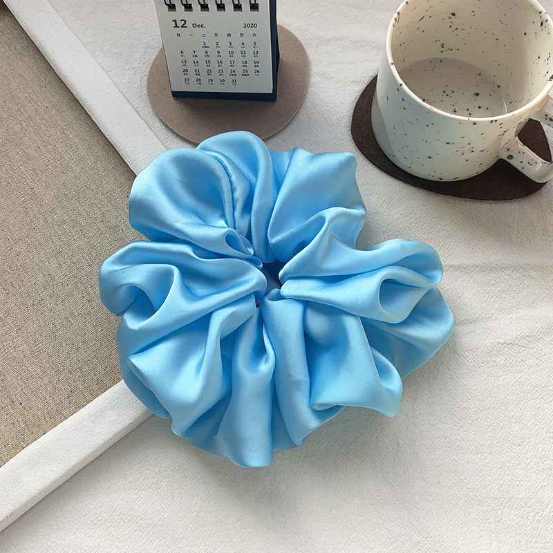 Oversized Satin Headband for Women – Smooth French Style Elegant Hair Band
