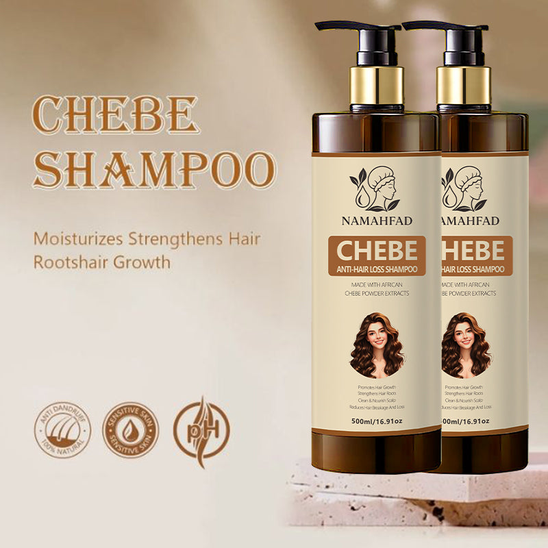 Namahfad Chebe Shampoo & Conditioner Set – Strengthening, Anti‑Breakage & Moisturizing | African Chebe Powder Extracts | Hair Growth & Length Retention