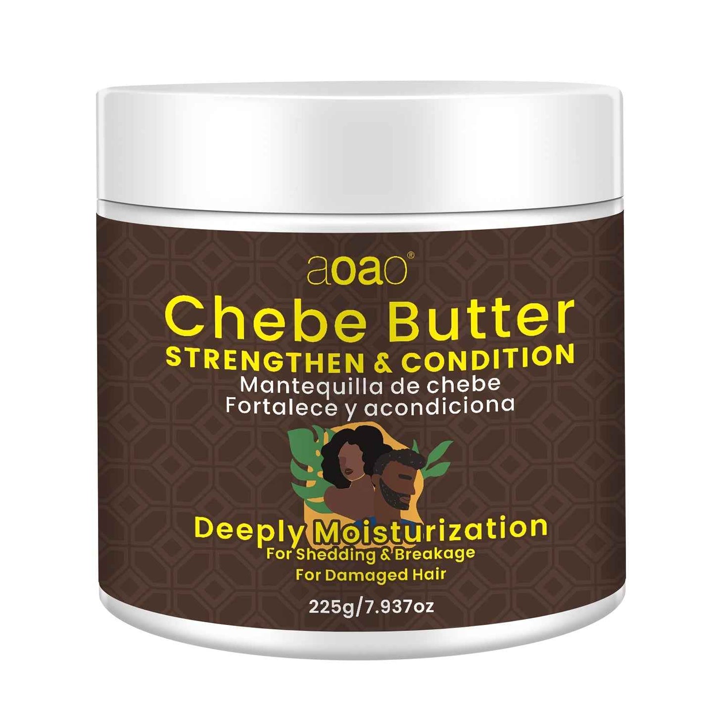 Moisturizing Chebe Cream with Natural Ingredients, Featuring Keratin, Jojoba Seed Oil, And Castor Oil, Designed to Deeply Nourish And Protect Damaged Hair