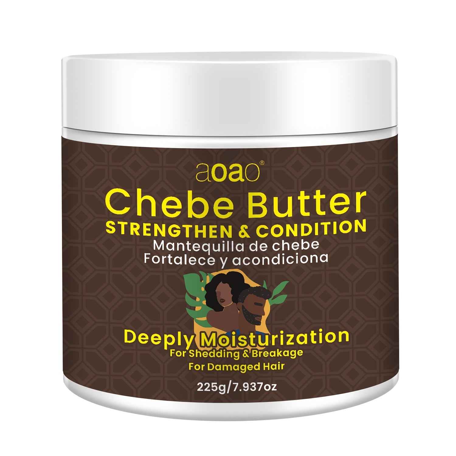 Moisturizing Chebe Cream with Natural Ingredients, Featuring Keratin, Jojoba Seed Oil, And Castor Oil, Designed to Deeply Nourish And Protect Damaged Hair