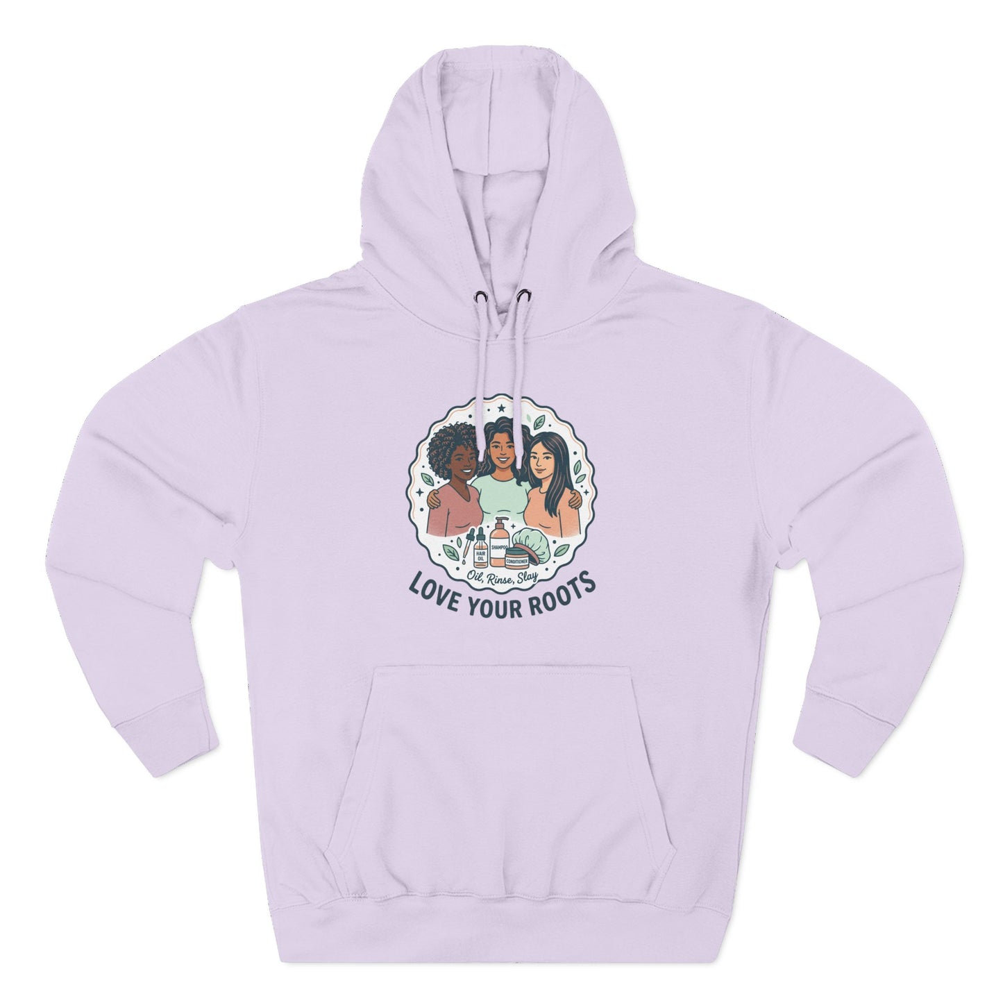 Love Your Roots Hoodie — Women's Multicultural Pride Graphic Pullover