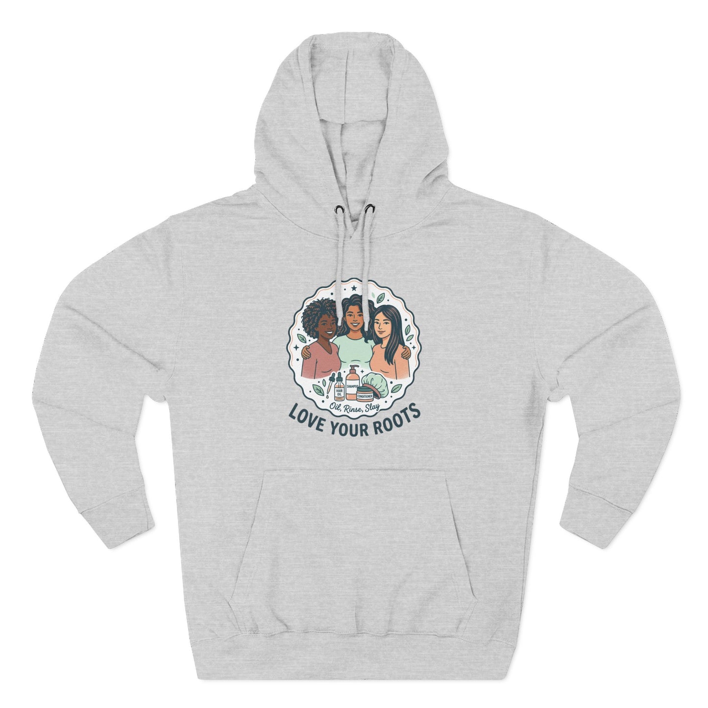Love Your Roots Hoodie — Women's Multicultural Pride Graphic Pullover