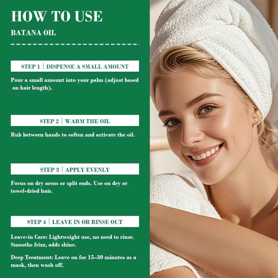 YANYUTONG 120g Batana Hair Mask - Moisturizing Hair Care for All Hair Types, Dried & Damaged Hair, Summer Hair Care, Natural Ingredients, Unisex Adult Use, Hair Moisturizer, Sleek Packaging, Glycerin Enriched