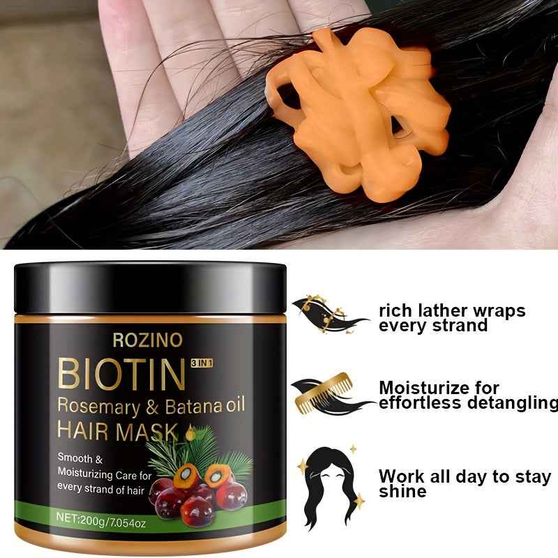 [Essential Oil Hair Mask Set] 4pcs Shampoo, Conditioner, Essential Oil Hair Mask Set | Deep Cleansing & Care, Moisturizing & Nourishing, Long-Lasting Fragrance, Hydration, Smooth Hair, Oil Controlled & Fluffy, All Hair Types