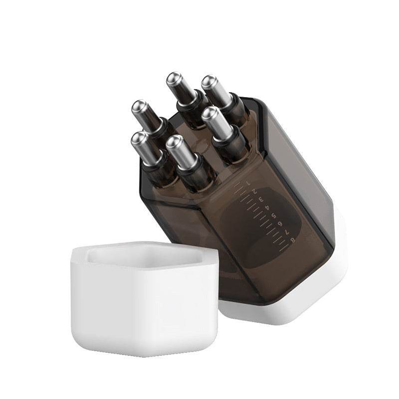 Hair Growth Inhaler Comb Hexagonal Ball Massage Comb with Essential Oil Liquid Guide for Hair Fixing - NamafadStore