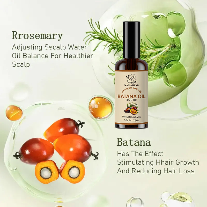 Namahfad Batana Hair Mask & Hair Oil Set – Deep Hydration, Thickening & Breakage Repair | Pure Batana Oil