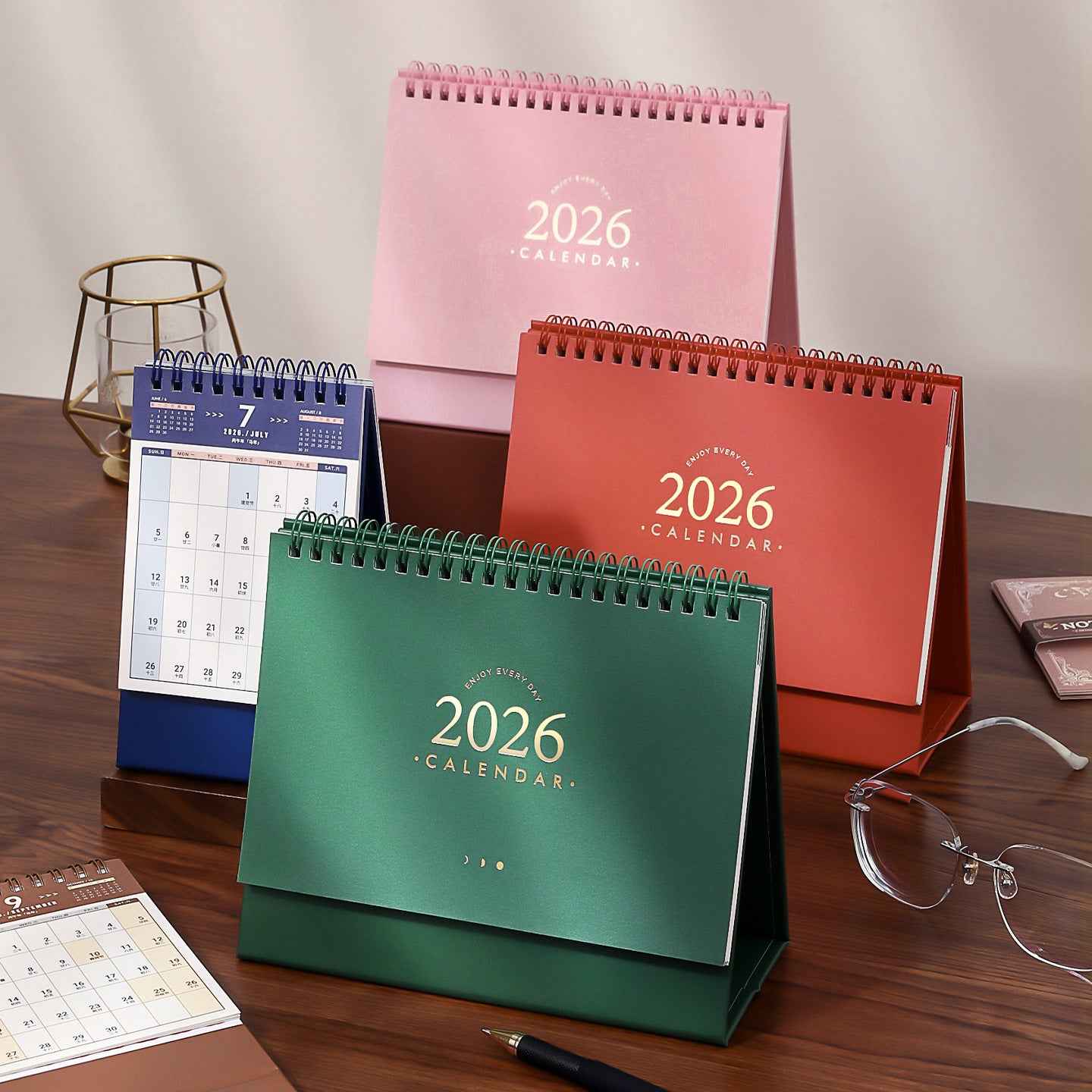 Desktop Desk Calendar And Planner Simple Design For Your Desk