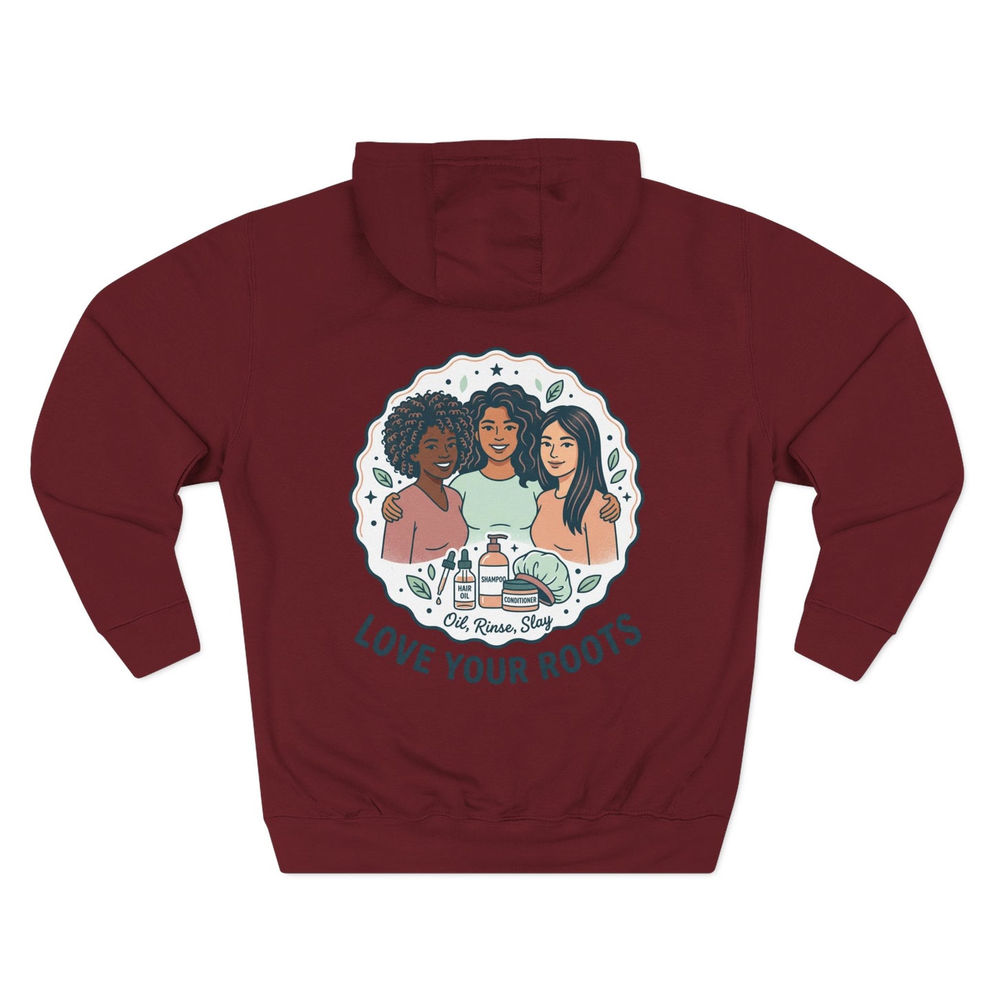 Love Your Roots Hoodie — Women's Multicultural Pride Graphic Pullover