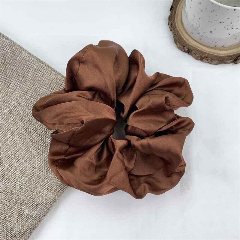 Oversized Satin Headband for Women – Smooth French Style Elegant Hair Band