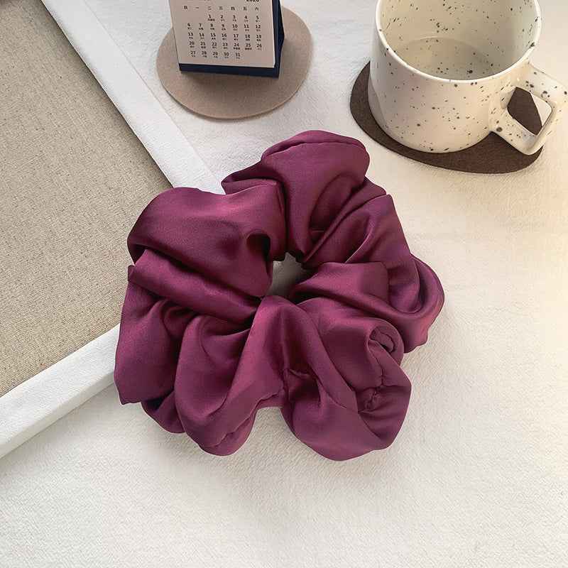 Oversized Satin Headband for Women – Smooth French Style Elegant Hair Band