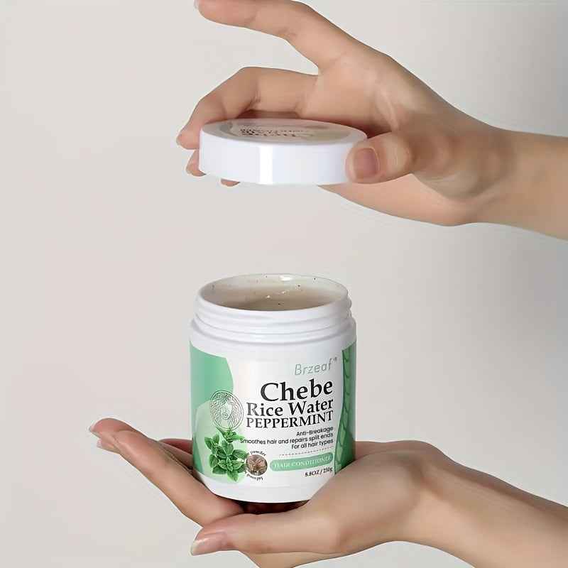 [Moisturizing Chebe Leave In] Super Moisturizing Chebe Leave In Conditioner - 250g (8.8 OZ) with Rice Water & Chebe Powder, Deter Hair Breakage