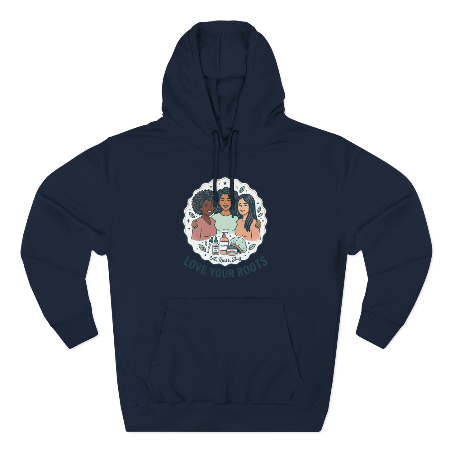Love Your Roots Hoodie — Women's Multicultural Pride Graphic Pullover