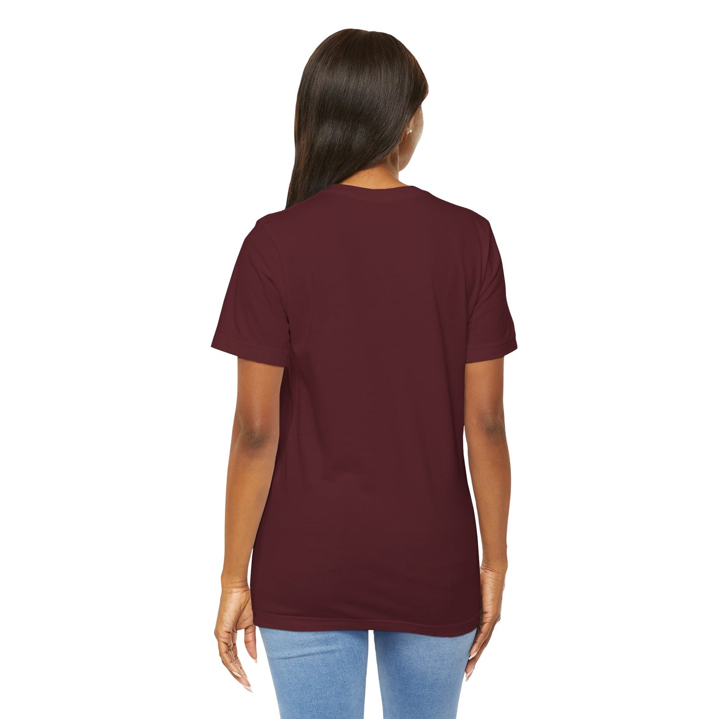 Floral Crown Fashion Tee — Glam Portrait Shirt with Purple Bloom Design