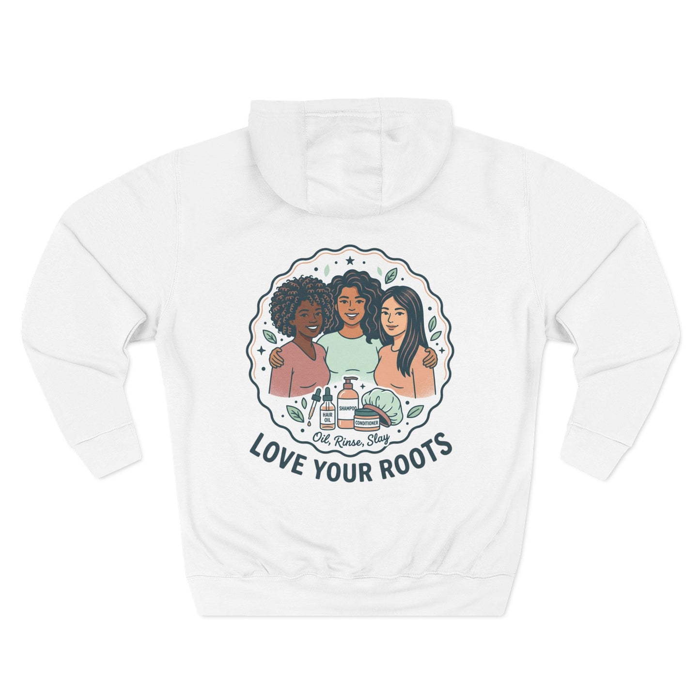 Love Your Roots Hoodie — Women's Multicultural Pride Graphic Pullover