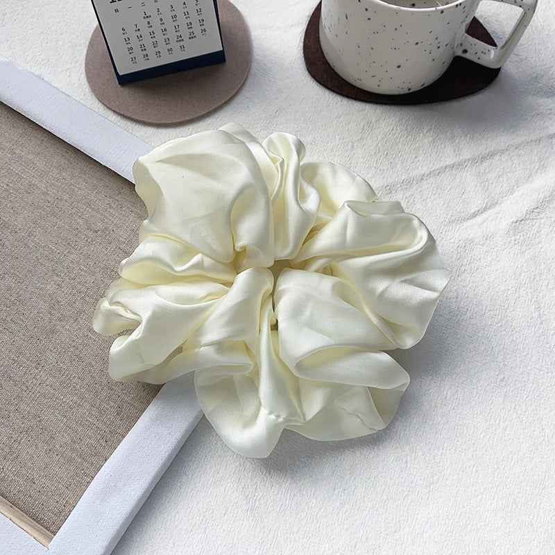 Oversized Satin Headband for Women – Smooth French Style Elegant Hair Band