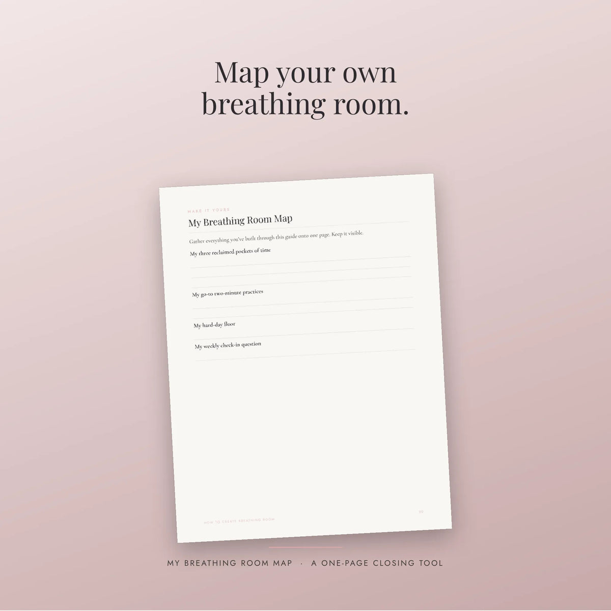 How to Create Breathing Room When You Have No Extra Time