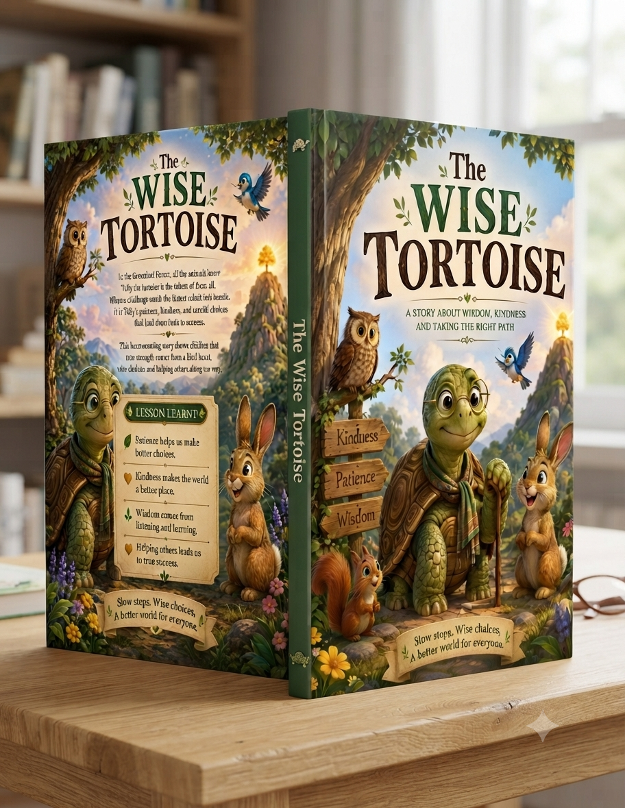 The Wise Tortoise: A Heartwarming Digital Storybook About Patience & Kindness
