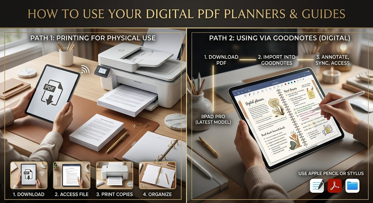 The Balanced ADHD Woman Planner™ ADHD Digital &amp; Printable Planner for Women