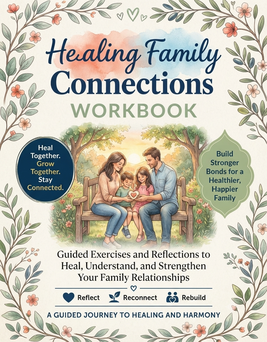 Healing Family Connections Workbook | Digital PDF &amp; Printable Guide
