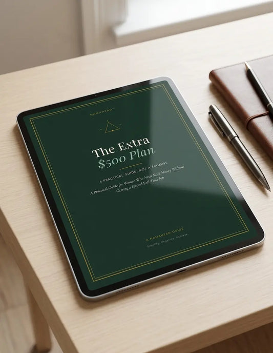 The Extra $500 Plan: A Practical Guide for Women Who Need More Money Without a Second Job