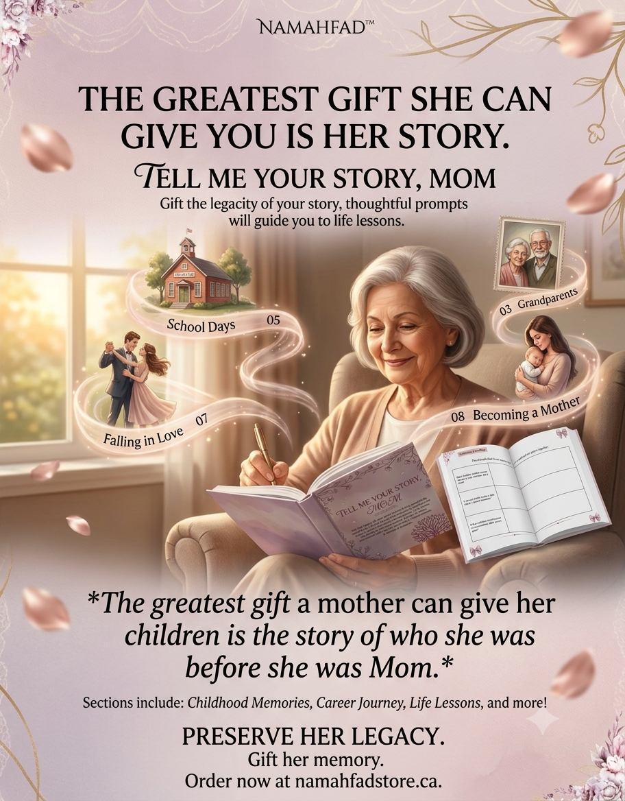 Complete Keepsake Journal for Mom | Mother's Story Memory Book | Family History & Values Prompts | Hardcover Legacy Gift to Cherish