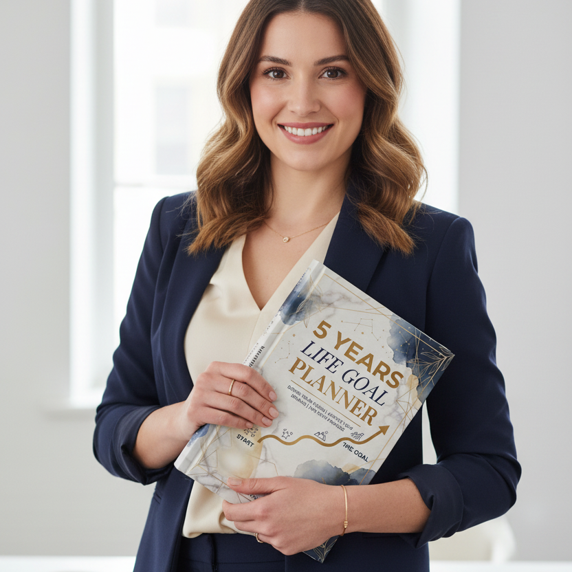 5 Years Life Goal Planner: Define Your Vision, Achieve Your Dreams, Live With Purpose