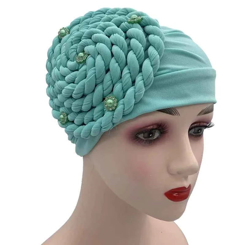 Trendy Braids Turban Bonnet – Ready-to-Wear Hijab & Muslim Headscarf